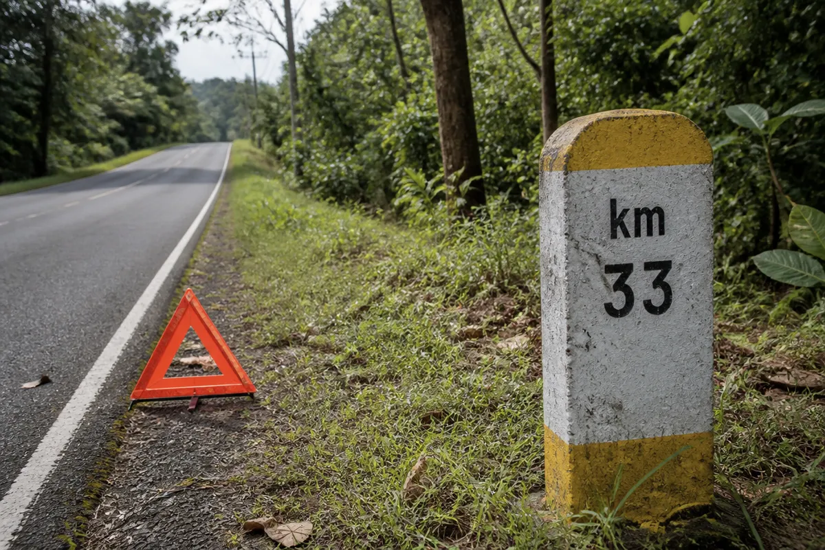 Detalle documental sobre la respuesta ante fauna herida en carretera en su contexto natural