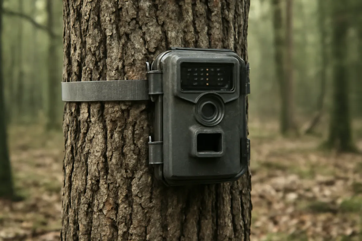 Detalle documental sobre el uso de cebo en fotografía de naturaleza en su contexto natural